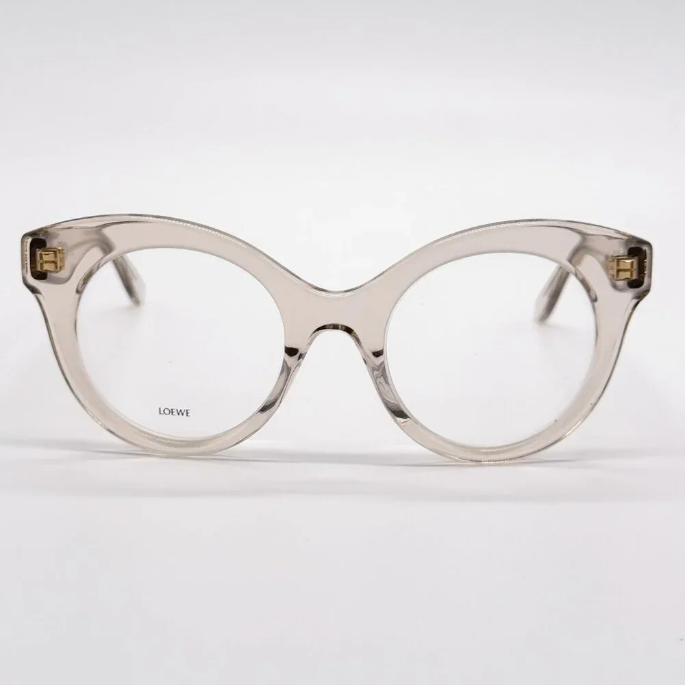 NEW LOEWE LW50074I 057 EYEGLASSES WOMEN CLEAR PINK EYEGLASSES LOEWE
